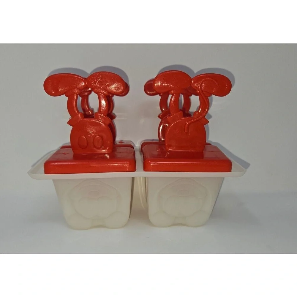 Mickey Mouse Vintage Popsicle Mold Cookie Cutter Sandwich Press Lot of 5 Disney